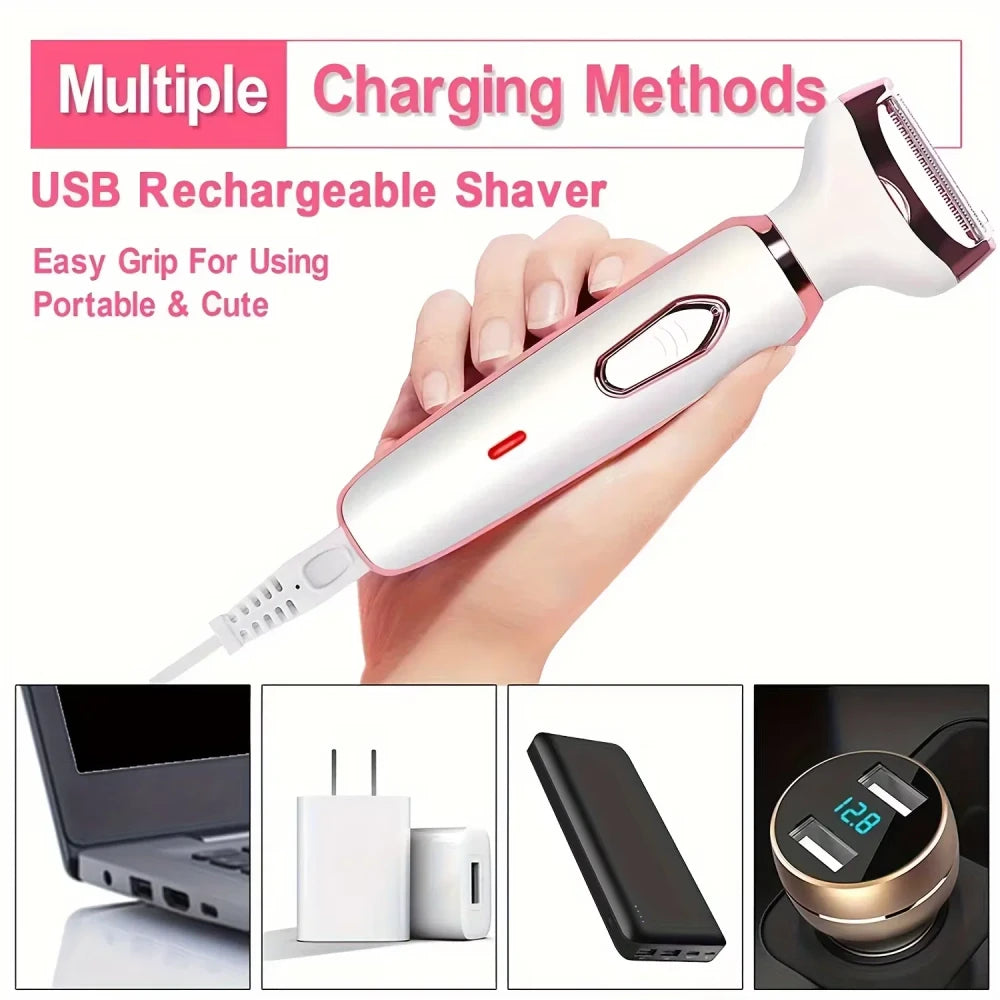 Cordless Four In One Lady Shaver