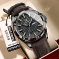 Poedagar Leather Quartz Watch